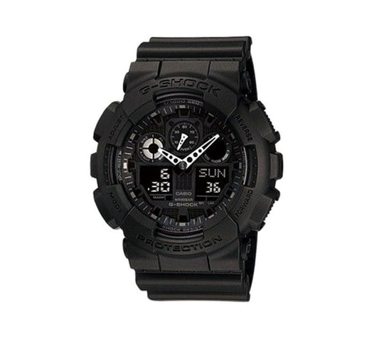 Casio Mens GA-100-1A1DR Black G-Shock Anadigital Watch