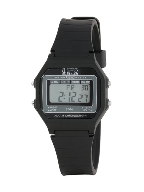 DK unisex digital Black strap DK 9.12270-8